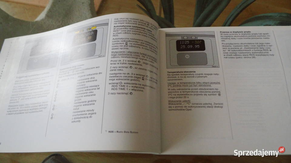 Opel Vectra Instrukcja obsługi sprzedam