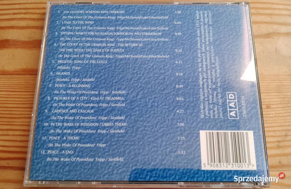 King Crimson Gold Collection Olsztyn