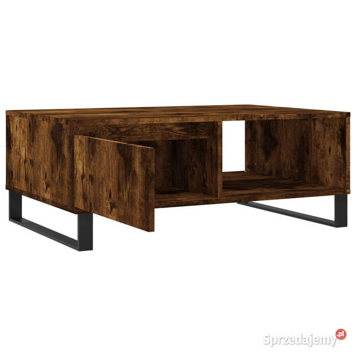 Stolik kawowy przydymiony dąb 90x60x35 WM827073 Dom i Ogród sprzedam