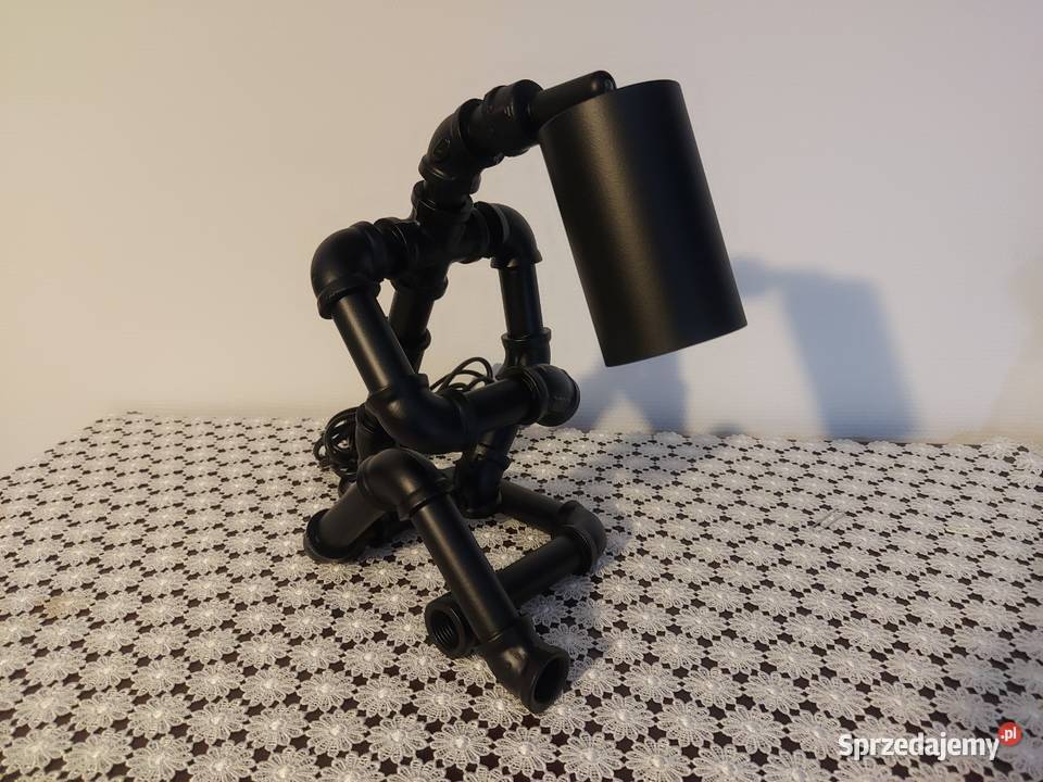 LaLampka nocna stołowa ludzik loftowa ozdoba Pozostałe sprzedam