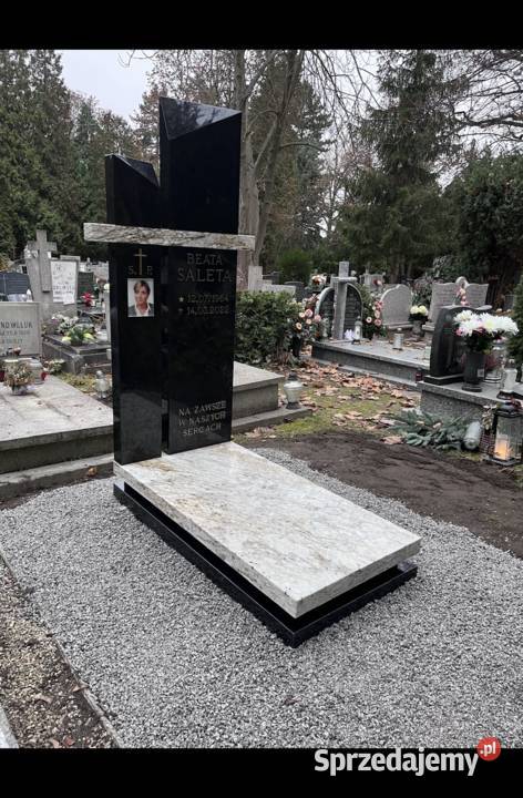 NAGROBEK POMNIK GRANITOWY URNOWY GRANIT SZWED Konary