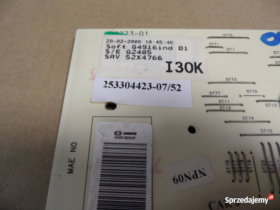 programator pralki mastercook PTE940