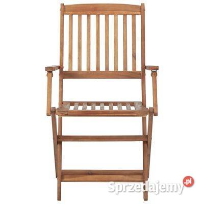 vidaXL Składane krzesła ogrodowe 8 lite drewno Warszawa