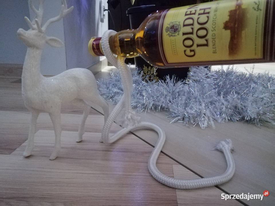 Stojak sznurkowy na wino alkohol prezent męża Dom i Ogród sprzedam
