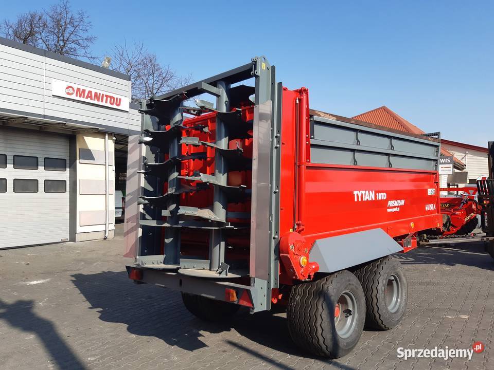 Rozrzutnik obornika Unia Tytan 10 TD 8 ton Lublin sprzedam