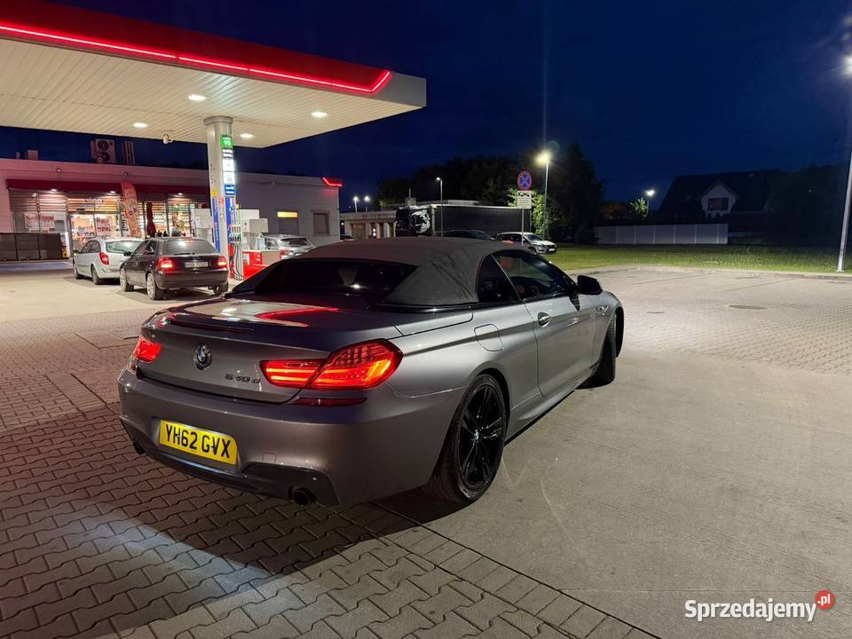 BMW Seria 6 640d F12 Cabrio Anglik RHD 313 260 2993cm3 Radom