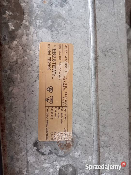 Amica piekarnik elektryczny do zabudowy 60 100 Jaworzno