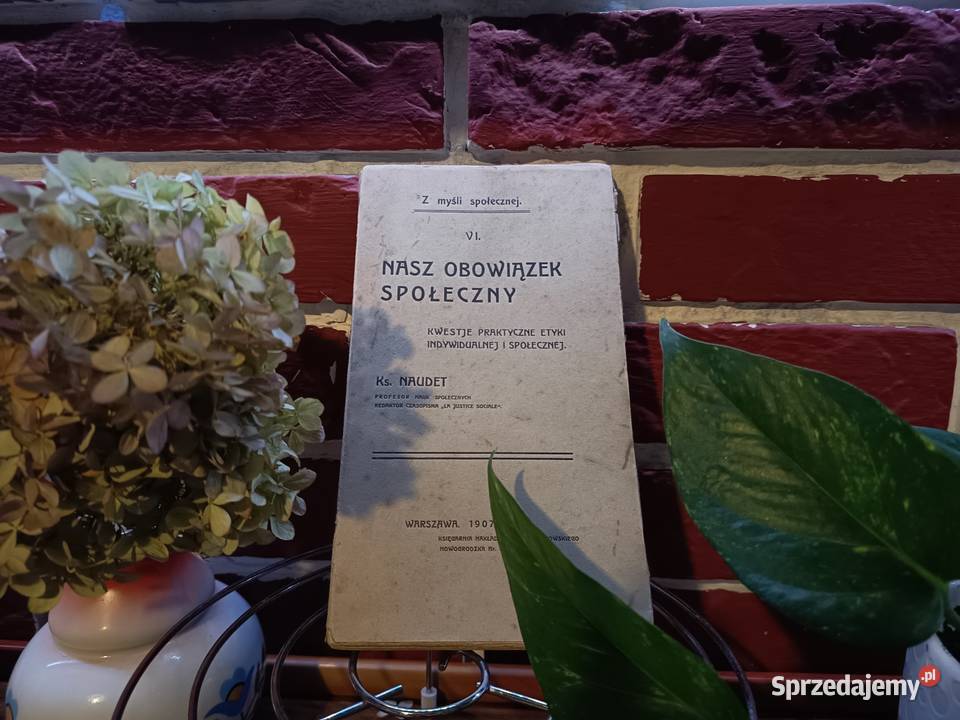 sprzedam ks naudet nasz obowiązek społeczny kujawsko-pomorskie Bydgoszcz