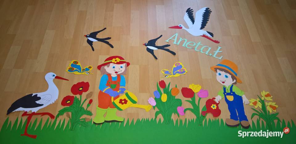 Dekoracje wiosenne z brystolu 504102444 mazowieckie