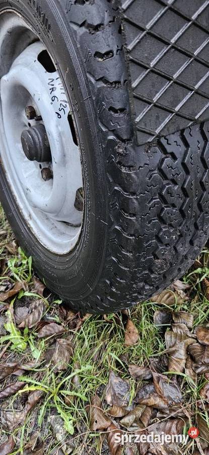 Koło Fiat 125pPolonez Borewicz na kołpaki chrom Barlinek