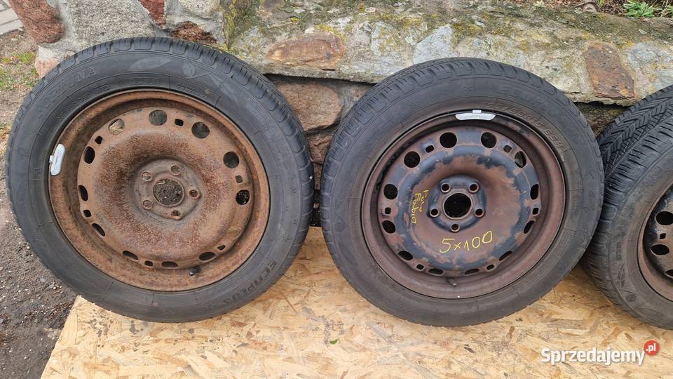 VW POLO FABIA LEON FELGI STALOWE 15 ET38 5X100 Słowikowo