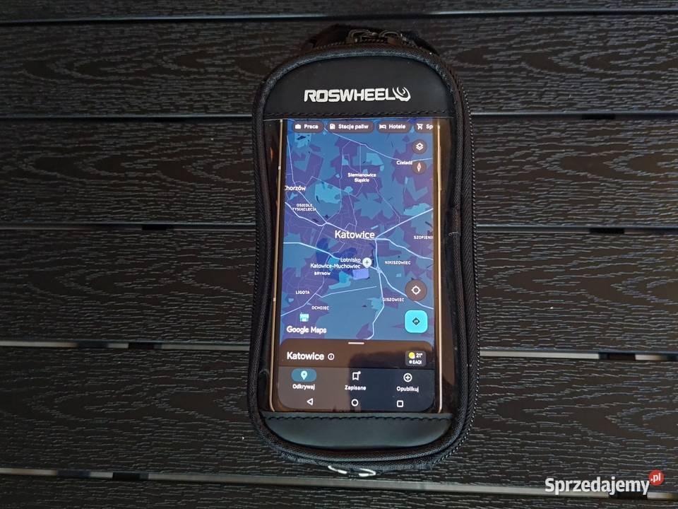 Sakwa rowerowa na ramę torba pokrowiec na Katowice