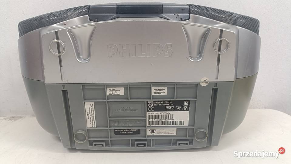 PHILIPS AZ1080 Radiomagnetofon przenośny z CD Poznań sprzedam