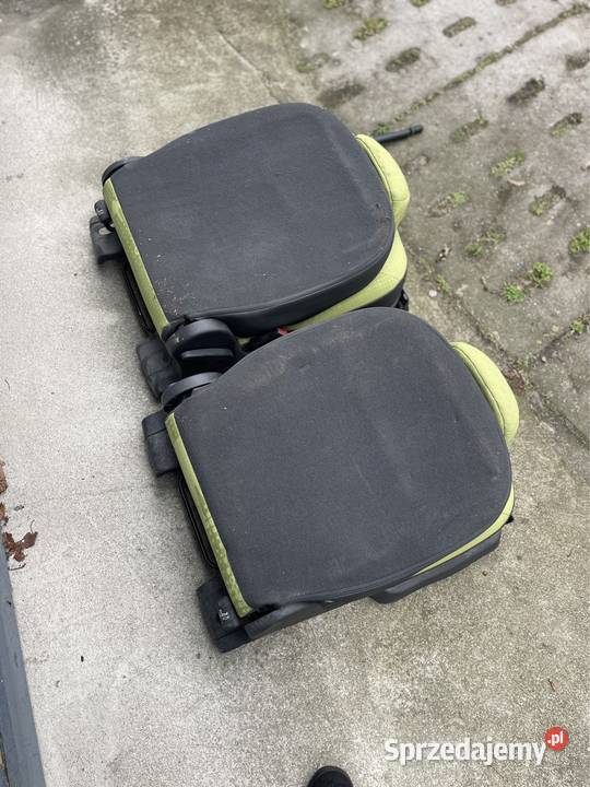 Fotele tylnego rzędu Citroen C2 tył zielone Gdańsk