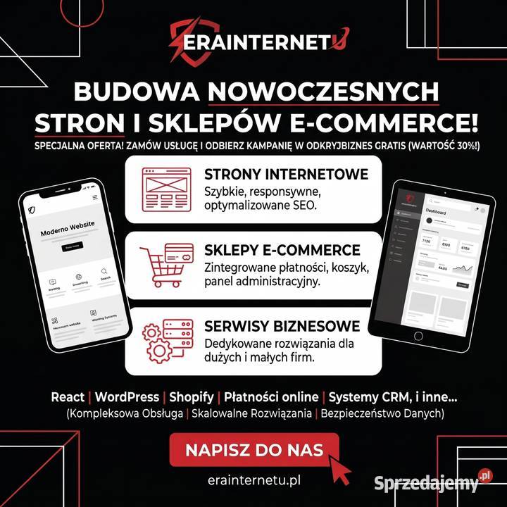 Strony WWW Sklepy Grafika i SEO Zdobędziemy Katowice