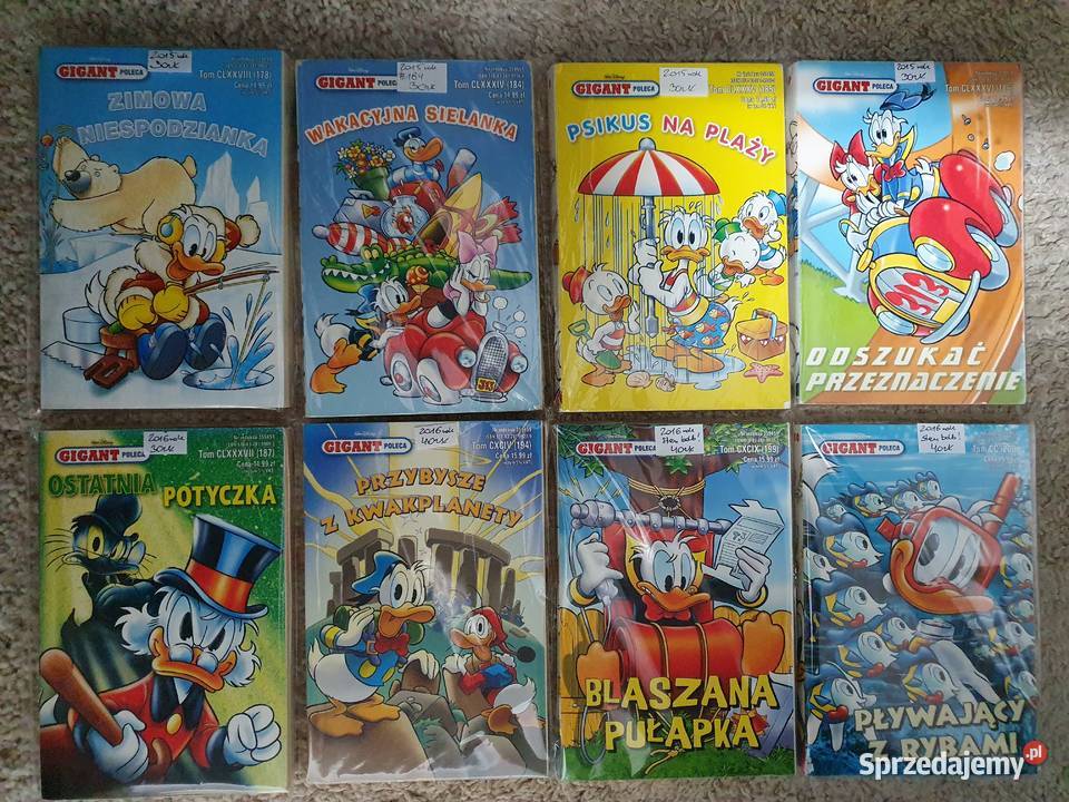 Komiks Gigant Gigant Poleca 80 tomów rózne Polskie Gdynia sprzedam