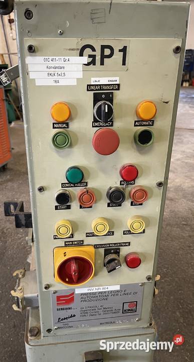 SERGIANI stozkowa obrotnica plyt małopolskie