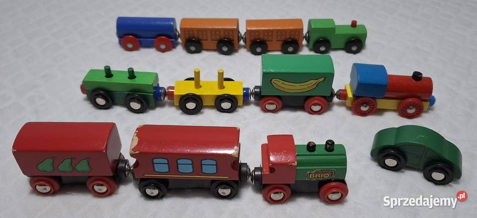 Pociąg ciuchcia wagony autko drewniane śląskie Czeladź