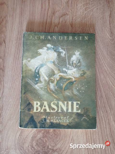 BAŚNIE Andersen ilustracje Szancer 1980 twarda Chorzów