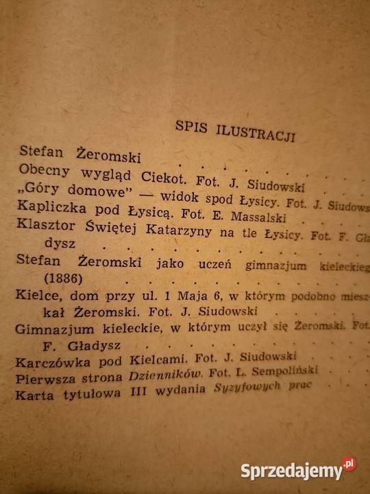 Syzyfowe prace Żeromskiego księgarnia Praga Warszawa