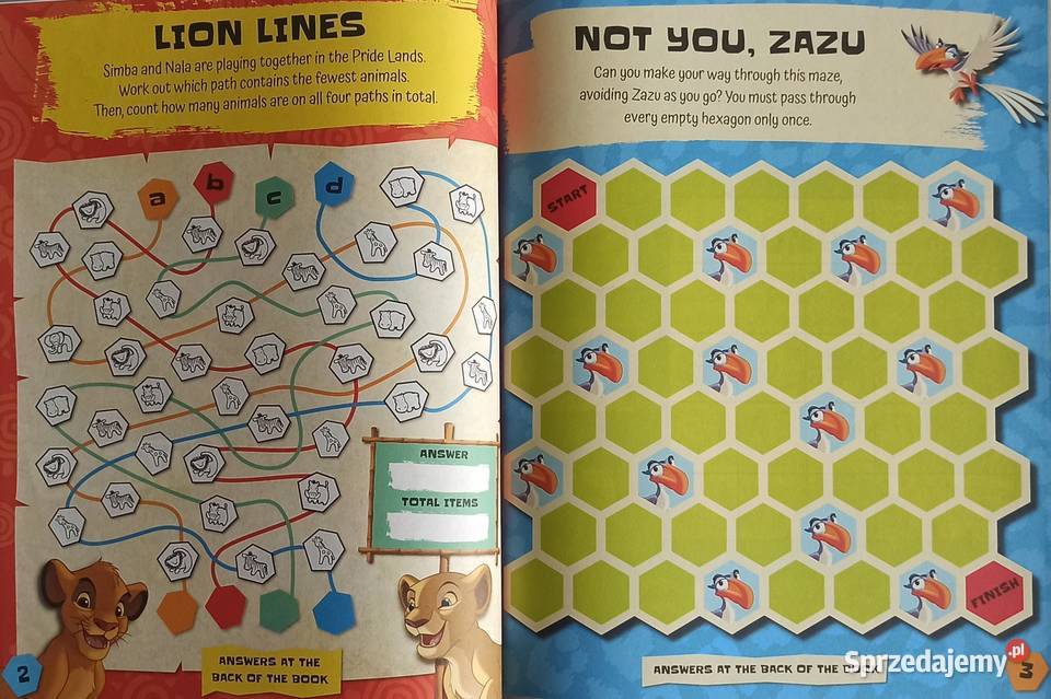 Naklejki Nalepki Król Lew 248 Naklejek Zadania Mogilany