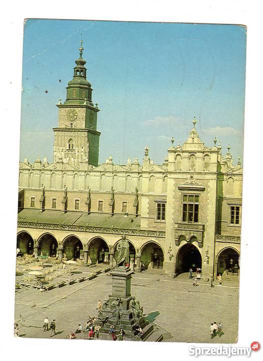 KRAKÓW POMNIK MICKIEWICZA POCZTÓWKA Krynki