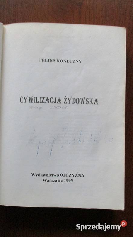 Cywilizacja żydowska Koneczny historiareligia sztuka, kultura i etnologia Łódź