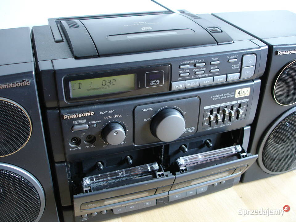 Radiomagnetofon PANASONIC RXDT690 Zielona Góra