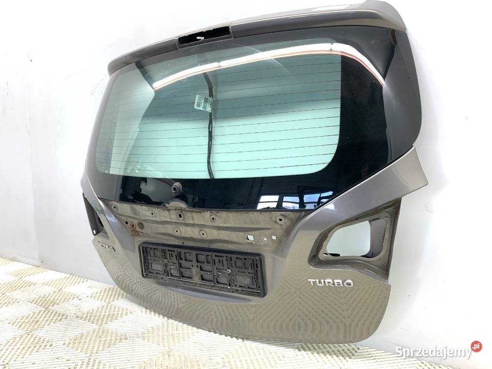 KLAPA TYŁ OPEL MERIVA B Minivan 1017 POPIELATY