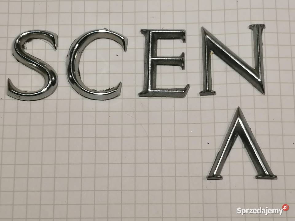 logo emblemat litery Renault Scenic 2 Megane 2 osobowe Piotrków Trybunalski
