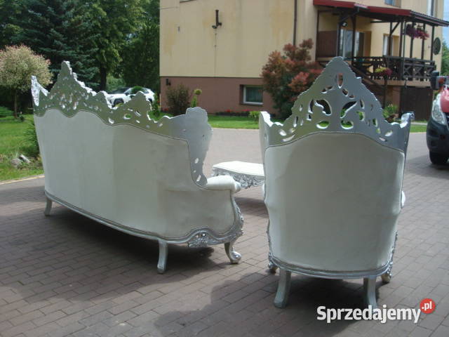komplet wypoczynkowy barok 3 1 1 ława