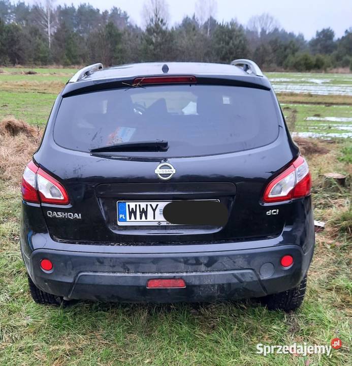 Nissan Qashqai lifcie uszkodzony powypadkowy Długosiodło