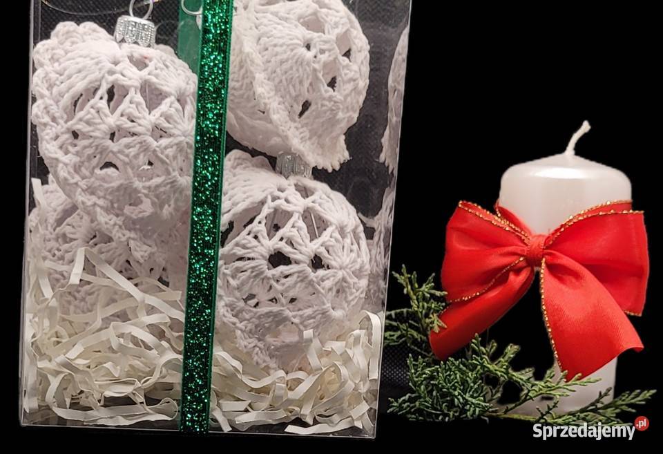 Bombki serduszka ręcznie wykonane 4 Krzywaczka