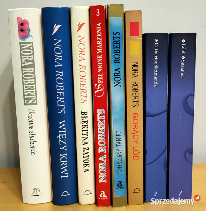 Roberts 8 książek Spełnione błękitna więzy krwi Sosnowiec