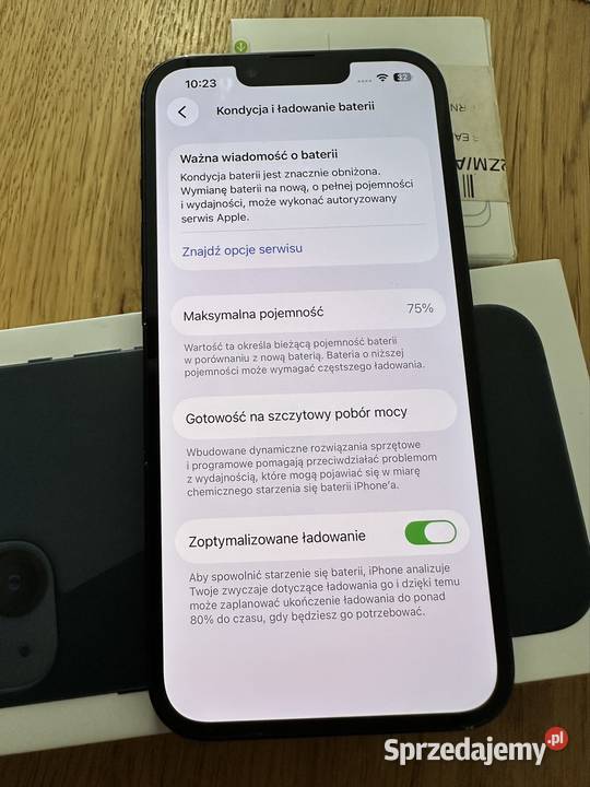 Apple iPhone 13 256GB pełen komplet Brzezinki sprzedam