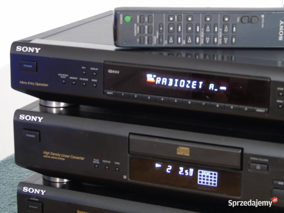 Wieża Sony pilot segmenty sprawna DOSTAWA Elektronika Jasło