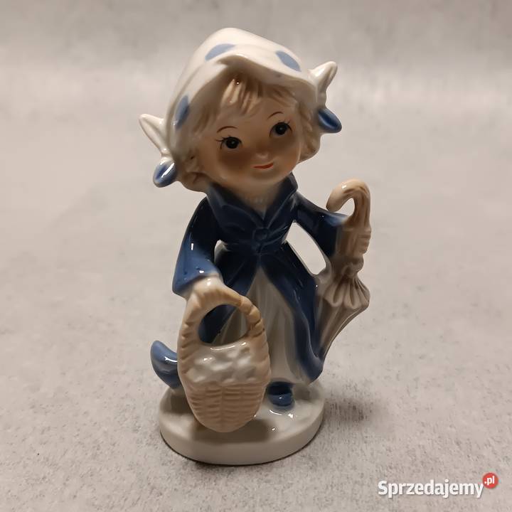 Porcelanowa figurka Dziewczynka Turyngia Porcelana i szkło Warszawa