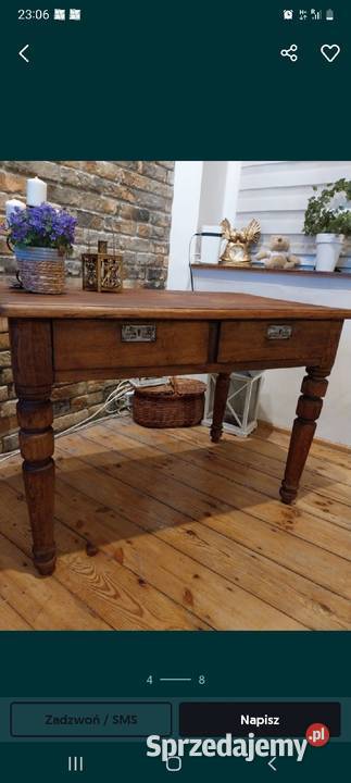 Stół przedwojenny stary retro elektycxny ciezki Gdańsk sprzedam