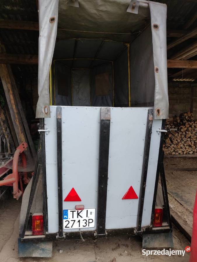 Przyczepa na jednego konia