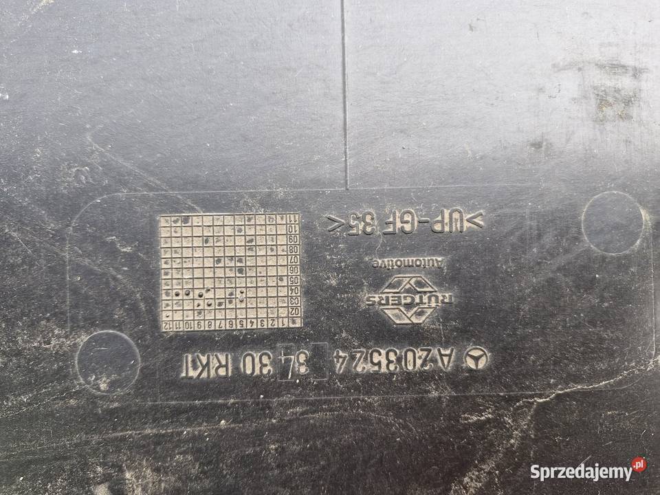 Mercedes 203 Dolna osłona skrzyni 2035243430