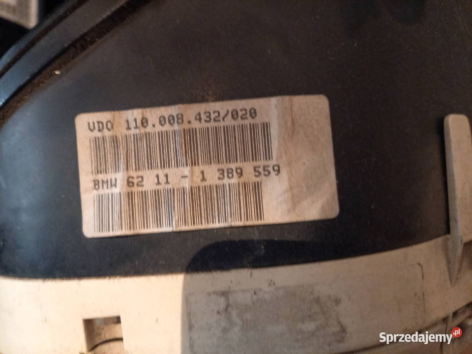 bmw e34 licznik zegary 62111389559 110008432020 osobowe Pozostałe podkarpackie