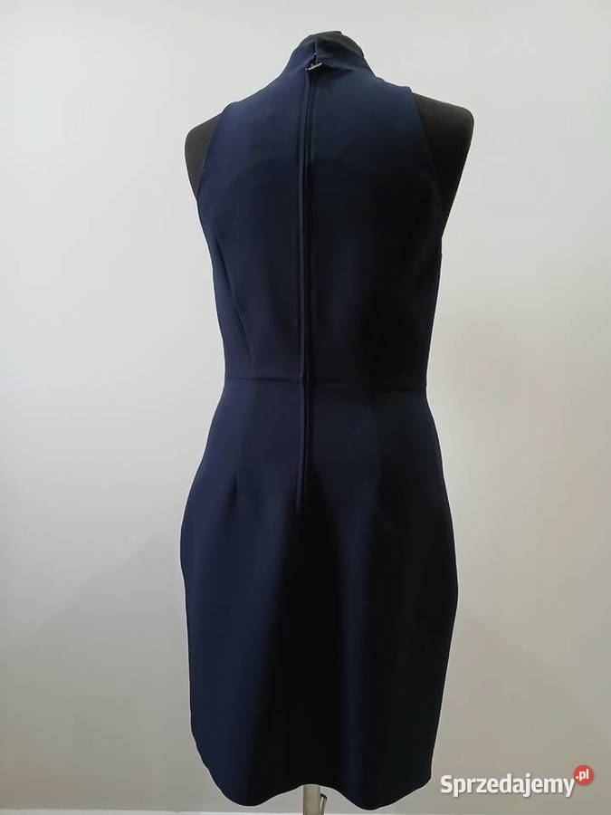 Elegancka granatowa sukienka rozmiar s HM Kielce