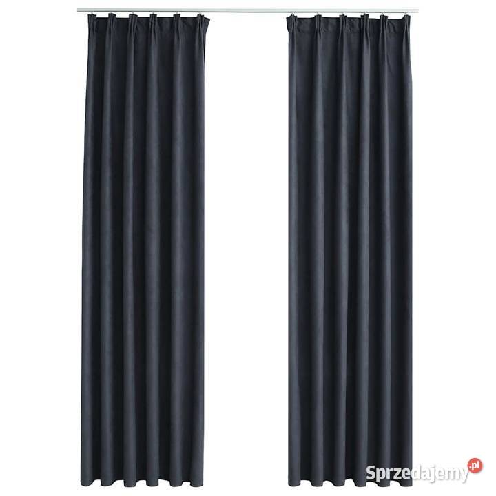vidaXL Zasłony zaciemniające z haczykami 2 Warszawa