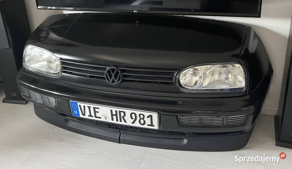 Szafka pod tv dekoracja VW golf przód auta Wojkowice
