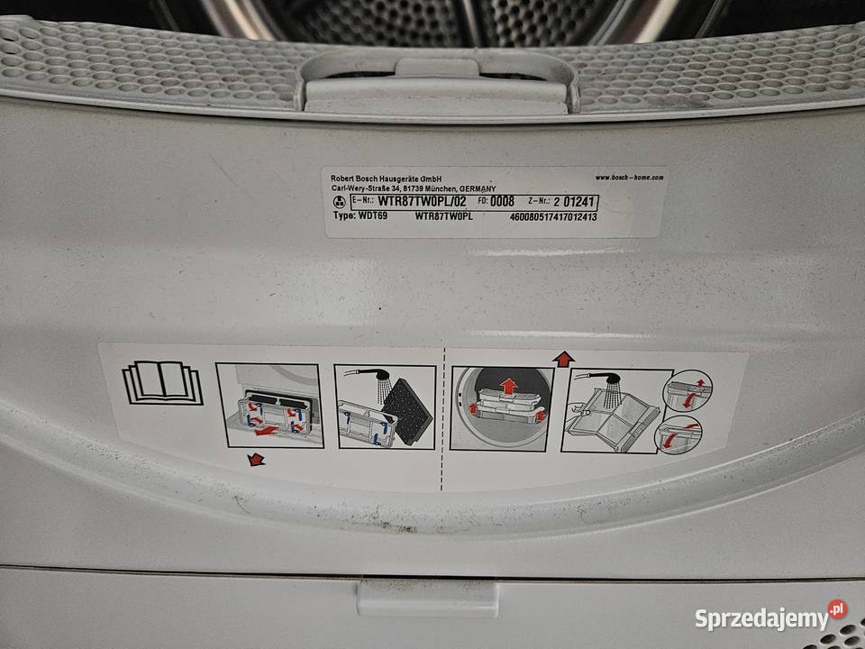 Sprzedam używaną suszarkę bębnową Bosch mazowieckie