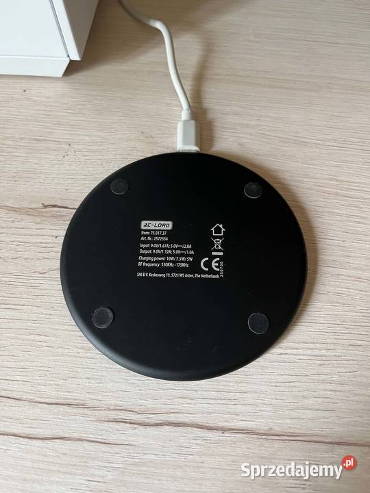 czarna ładowarka bezprzewodowa indukcyjna Pozostałe Telefony komórkowe Radzyń Podlaski