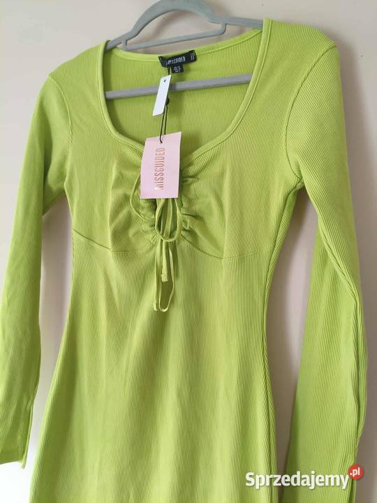 Nowa neonowa sukienka Missguided rozmiar 38 UK