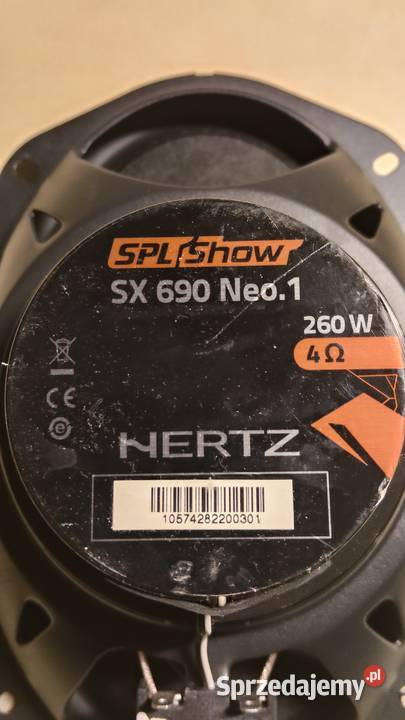 Głośniki wodoodporne Hertz SX690 Neo1 Harley Pozostałe mazowieckie Warszawa
