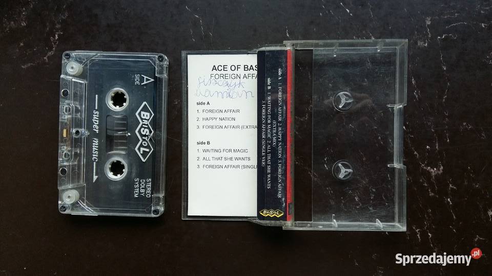 Kaseta magnetofonowa Ace of base Foreign affair Siemiatycze