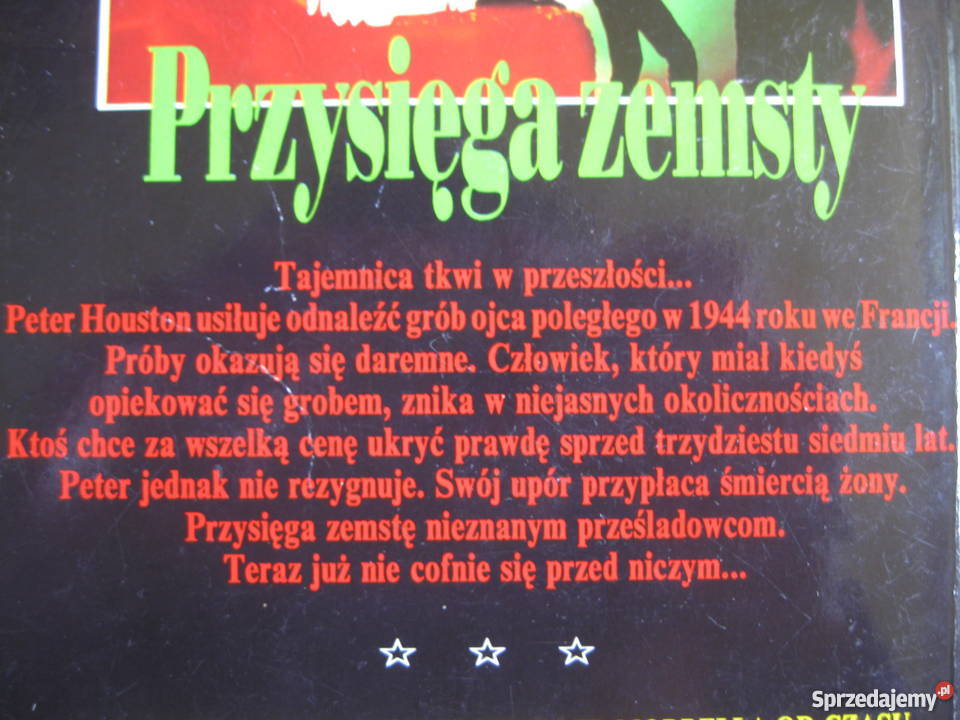 David Morrell Przymierze ognia Przysięga zemsty Proza i poezja Łódź